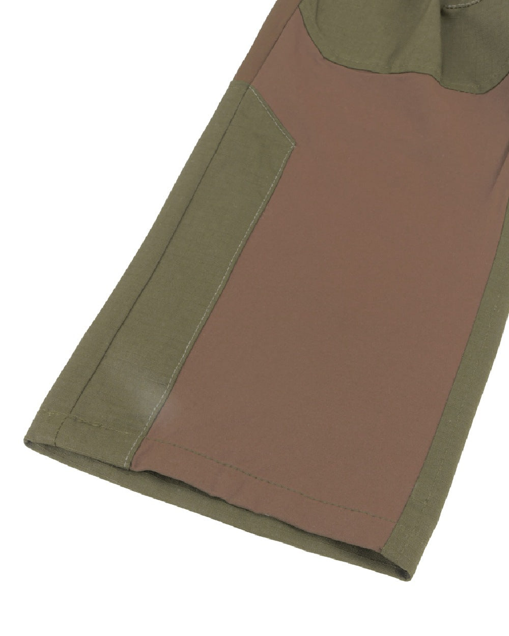 Brown coloured Jack Pyke Technical Hybrid Trousers on white background #colour_brown