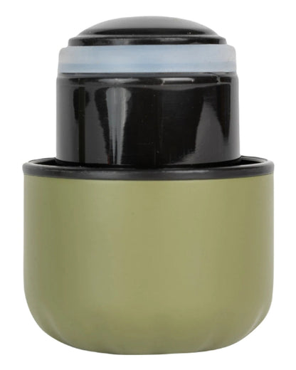 Matt Green coloured Jack Pyke Thermal Bottle on white background #colour_matt-green