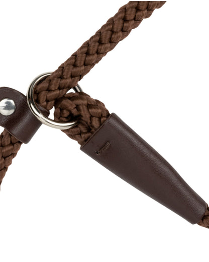 Brown Coloured Jack Pyke Traditional Dog Slip Lead on white background #colour_brown