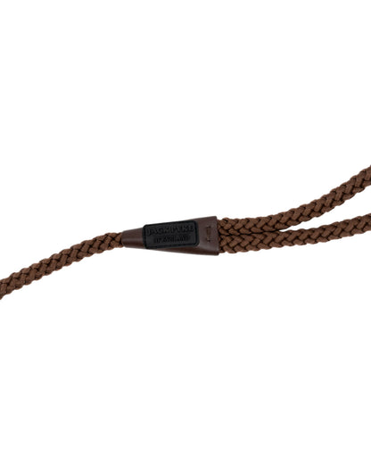 Brown Coloured Jack Pyke Traditional Dog Slip Lead on white background #colour_brown