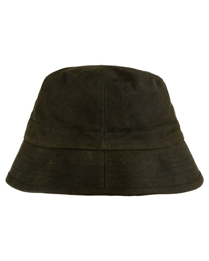 Green coloured Jack Pyke Wax Bucket Hat on white background #colour_green
