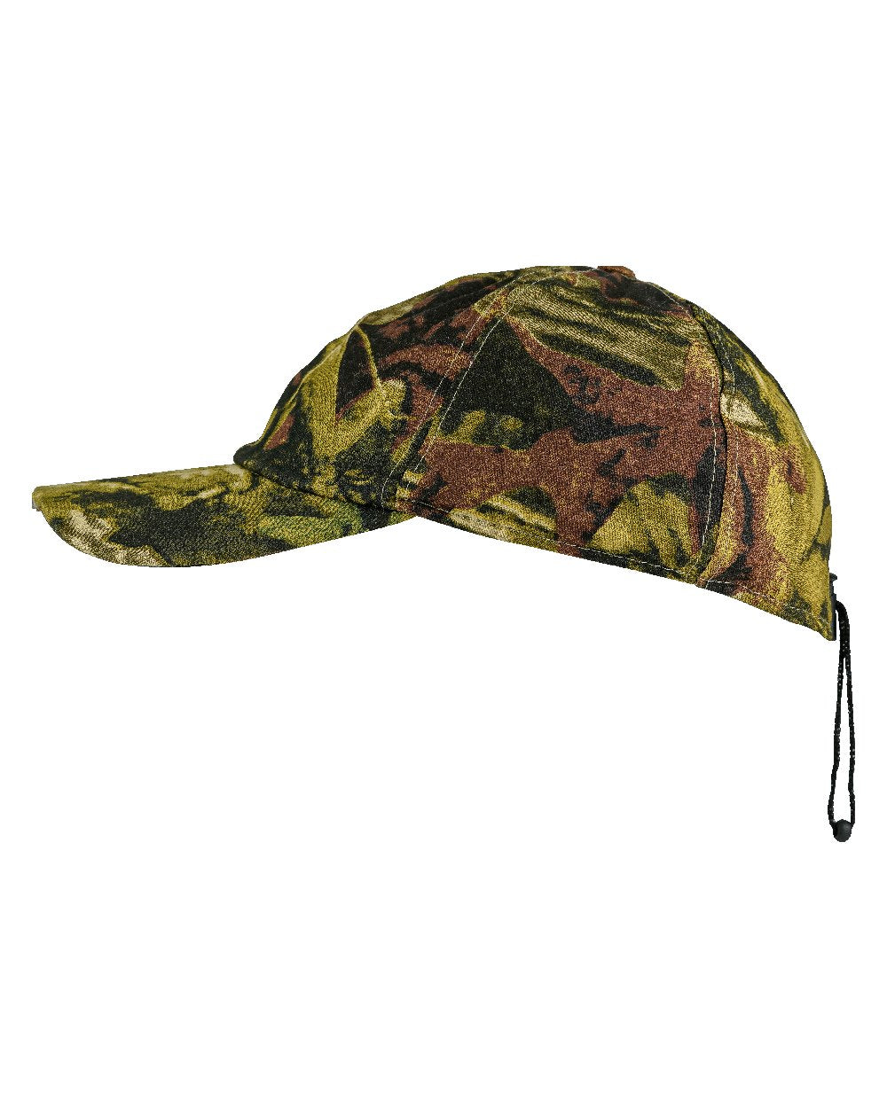 Camo coloured Jack Pyke Wildfowlers Cap With Torch on white background #colour_camo