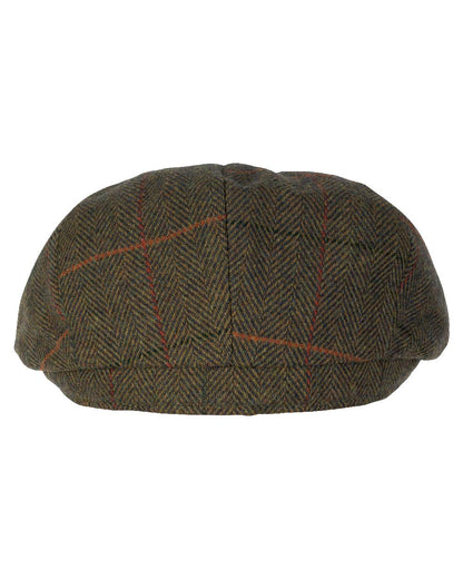 Tweed Brown coloured Jack Pyke Wool Blend Baker Boy Hat on white background #colour_tweed-brown