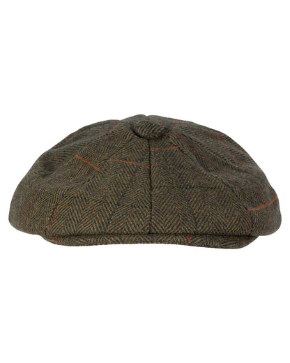 Tweed Brown coloured Jack Pyke Wool Blend Baker Boy Hat on white background #colour_tweed-brown