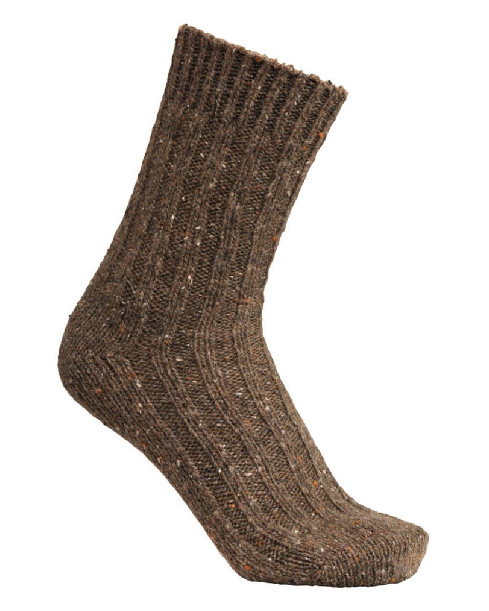 Camel coloured Laksen Firenze Wool Socks on white background #colour_camel