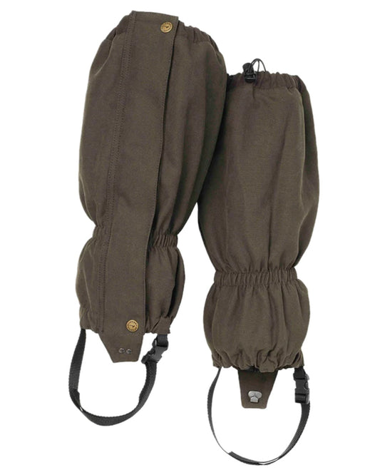 Olive Coloured Laksen Mens Trailtracker Gaiters With CTX on white background #colour_olive