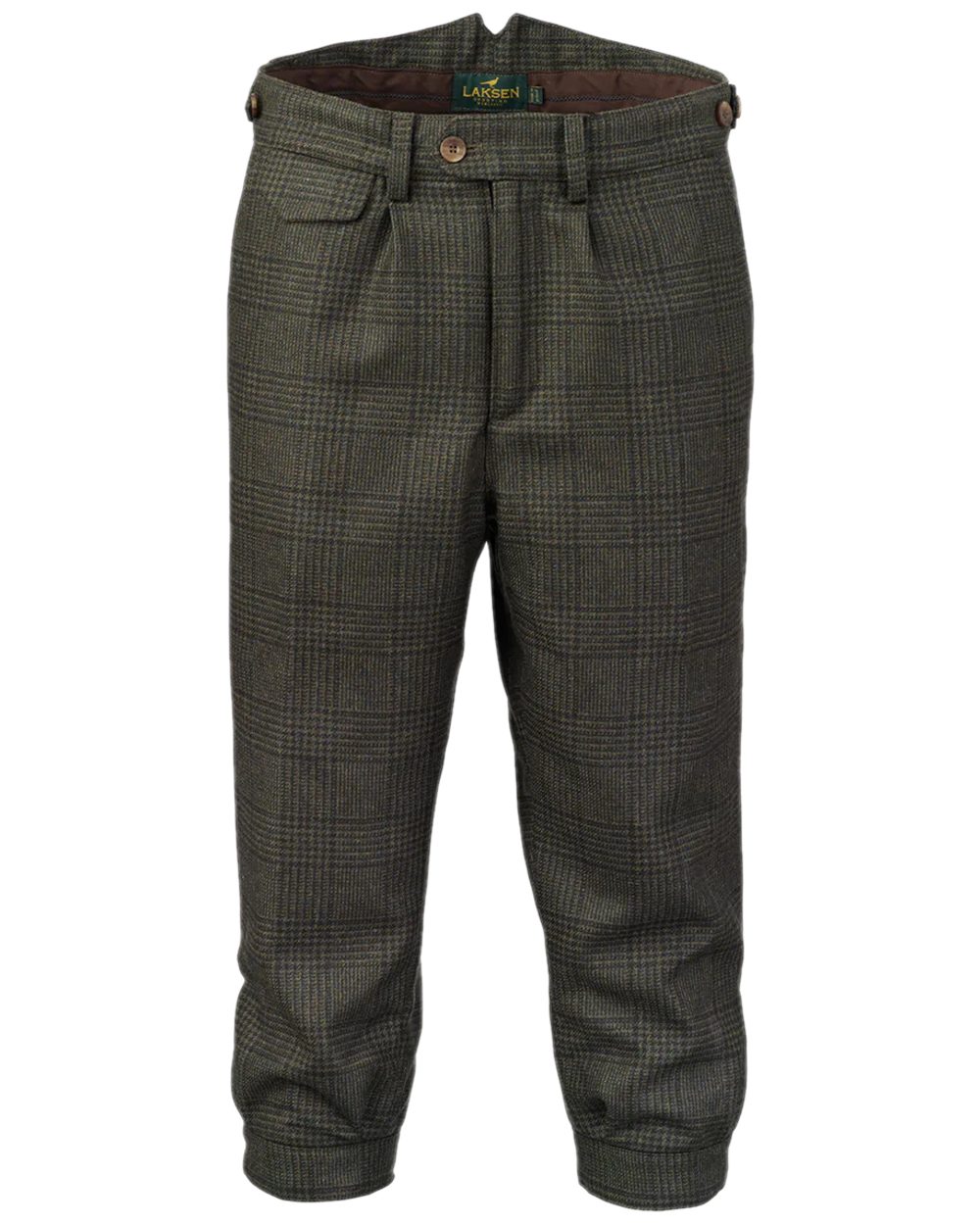 Willow Coloured Laksen Mens Willow Waterproof CTX Breeks on white background #colour_willow