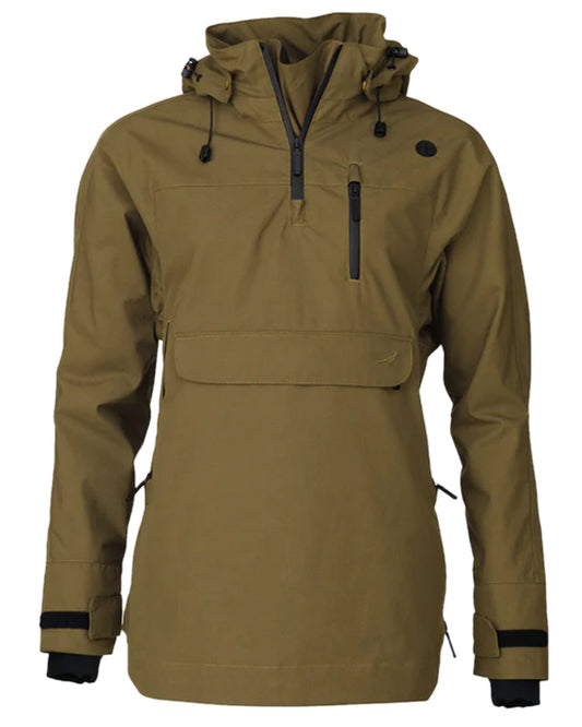 Bronze Coloured Laksen Womens Dynamic Eco Anorak With CTX on white background #colour_bronze