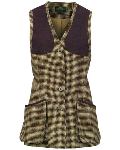 Lily Coloured Laksen Womens Lily Beauly Shooting Vest on white background #colour_lily
