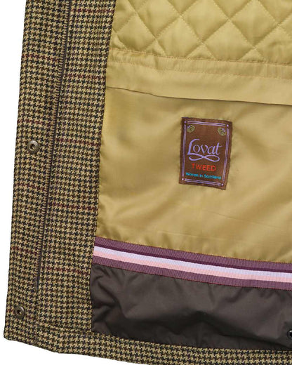 Lily Tweed Coloured Laksen Womens Lily Tweed Coat With CTX on white background #colour_lily-tweed