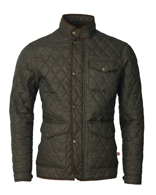 Laksen Brewster Quilted Jacket in Olive #colour_olive