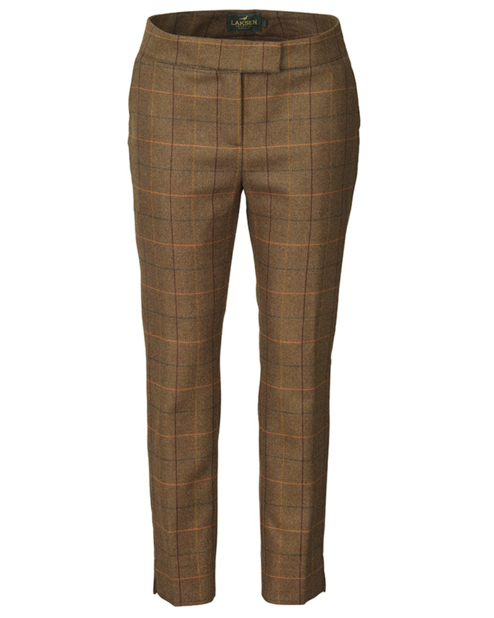 Laksen Cara Tweed Trousers On A White Background