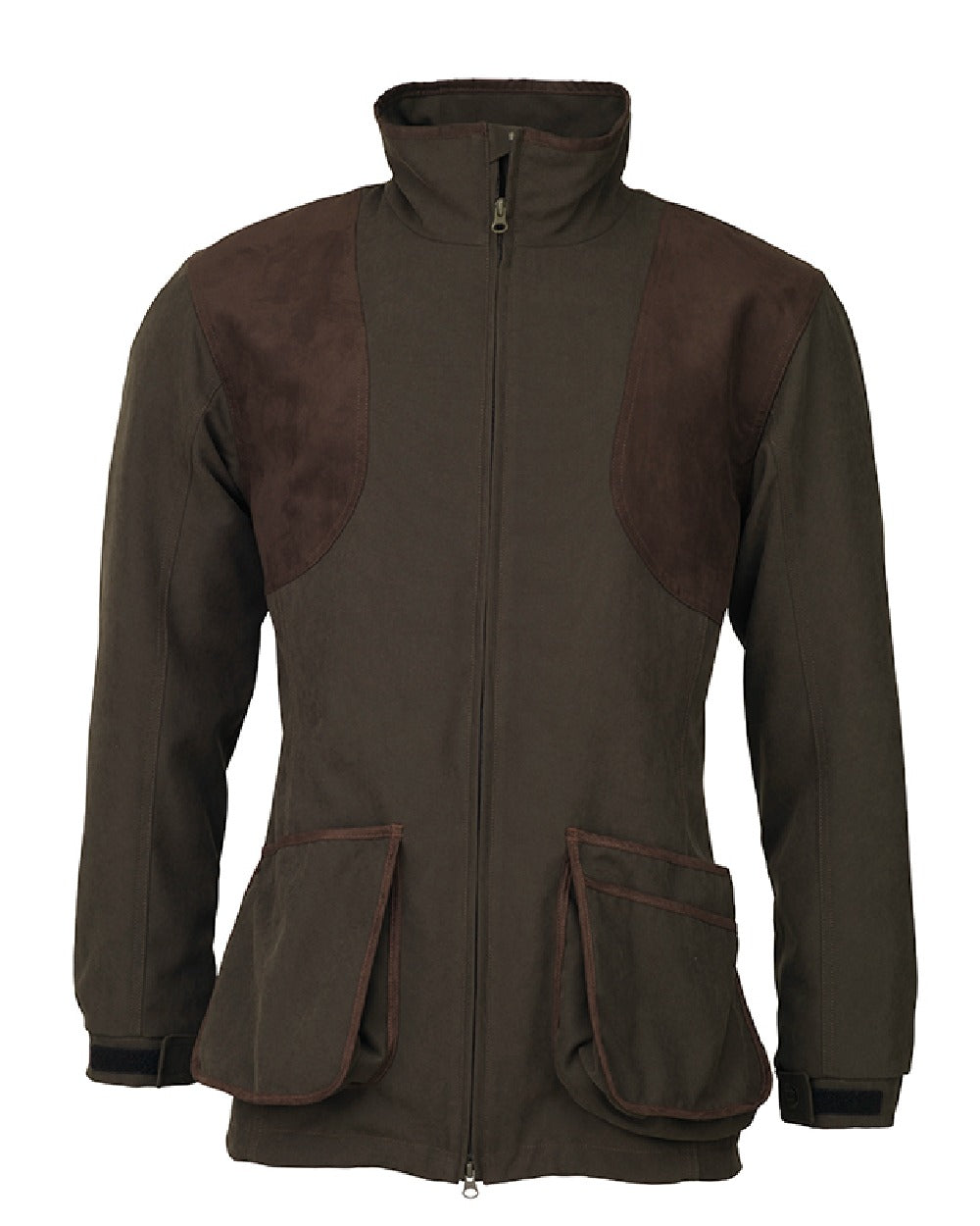Laksen Clay Pro Shooting Jacket with CTX membrane in Olive #colour_olive