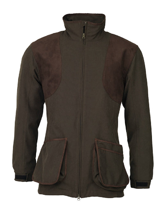 Laksen Clay Pro Shooting Jacket with CTX membrane in Olive #colour_olive