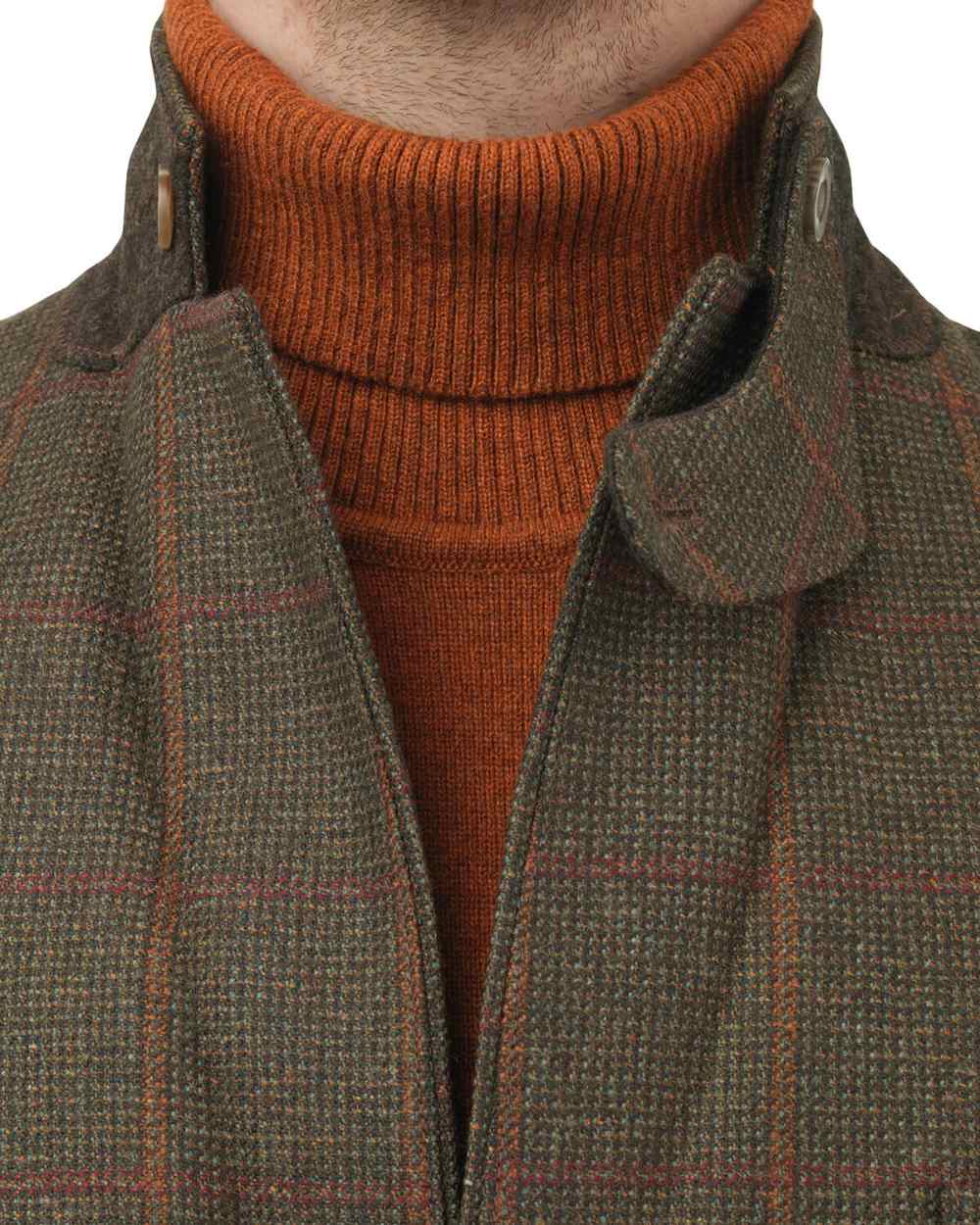 Laksen Hastings Tweed Sports Jacket On A White Background