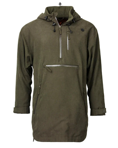 Green coloured Laksen Nevis CTX Smock on white background #colour_green