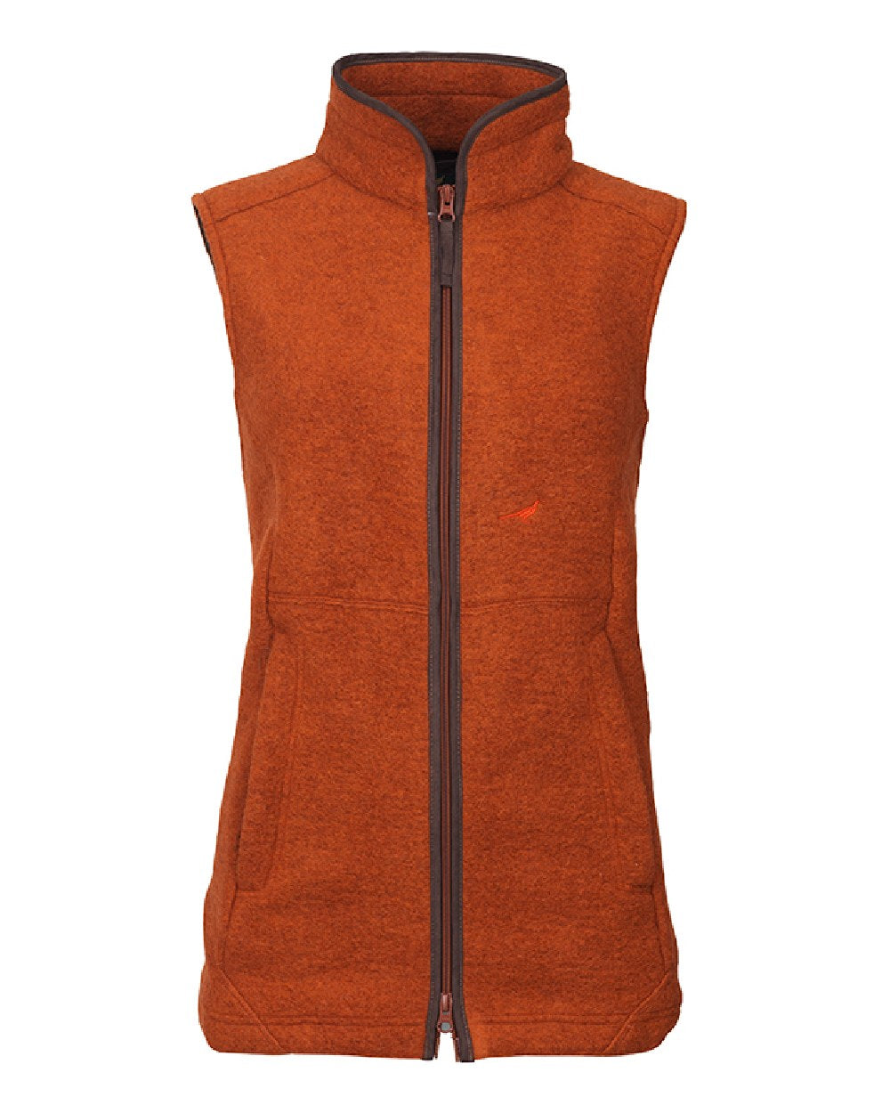 Laksen Pentland Fleece Vest in Lava #colour_lava