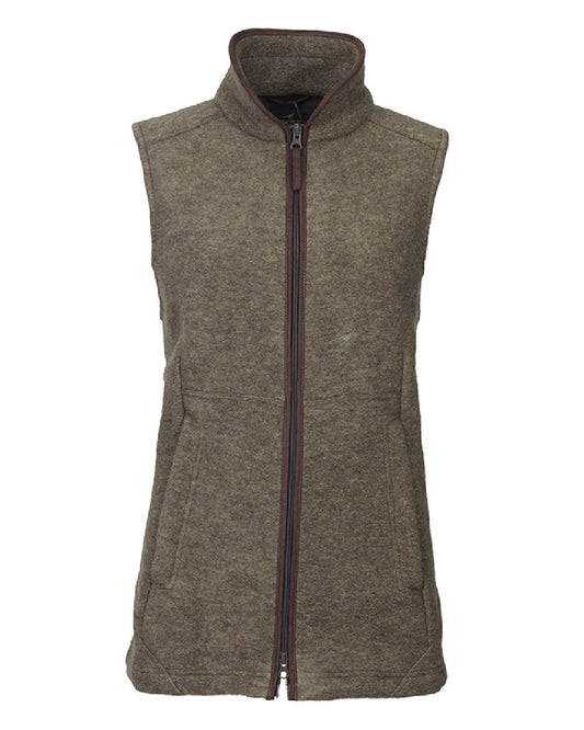 Laksen Pentland Fleece Vest in Olive #colour_olive