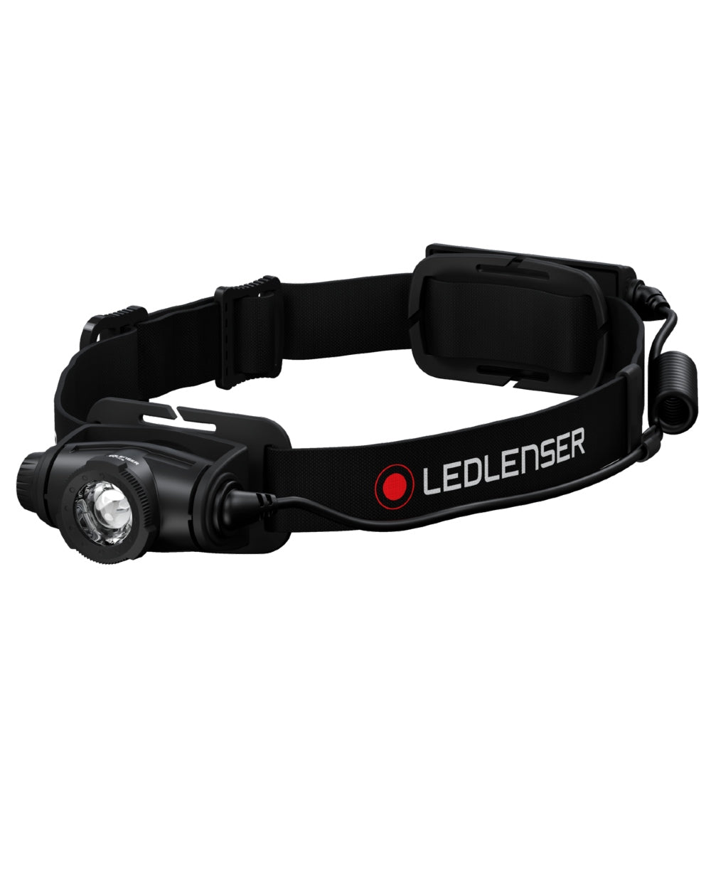 Black Coloured Led Lenser H5R Core Head Torch on white background #colour_black