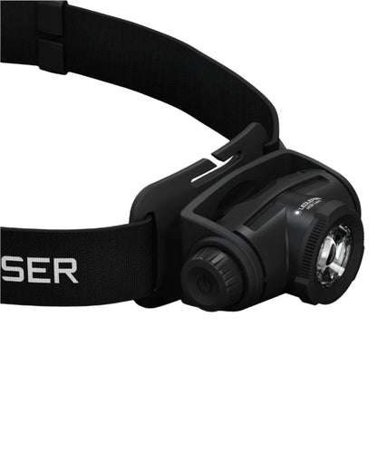 Black Coloured Led Lenser H5R Core Head Torch on white background #colour_black