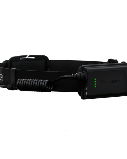 Black Coloured Led Lenser H5R Core Head Torch on white background #colour_black