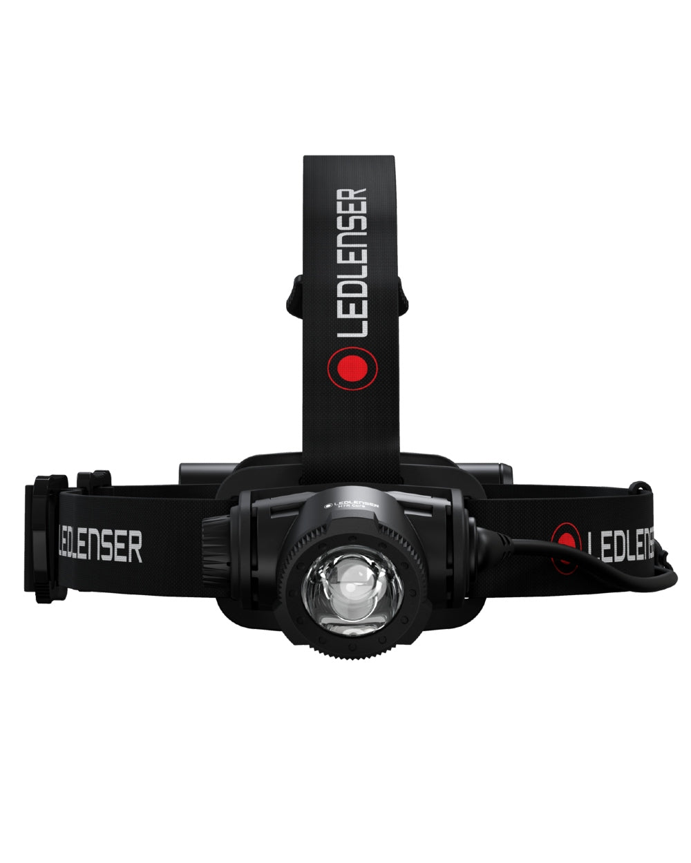 Black Coloured Led Lenser H7R Core Head Torch on white background #colour_black