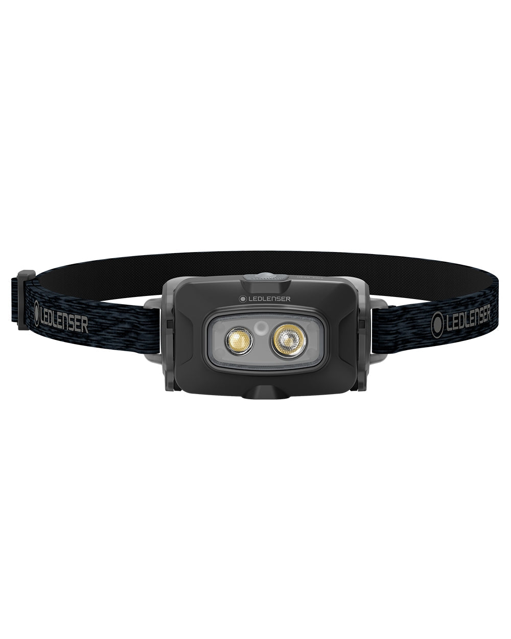 Black Coloured Led Lenser HF4R Core Rechargeable Head Torch on white background #colour_black