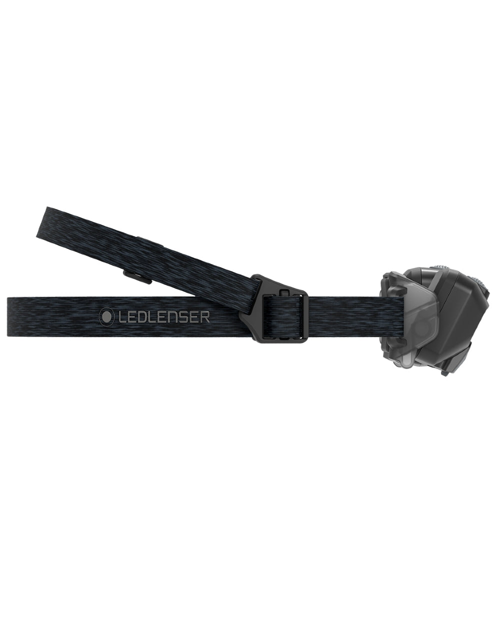 Black coloured Led Lenser HF6R Core Rechargeable Head Torch on white background #colour_black