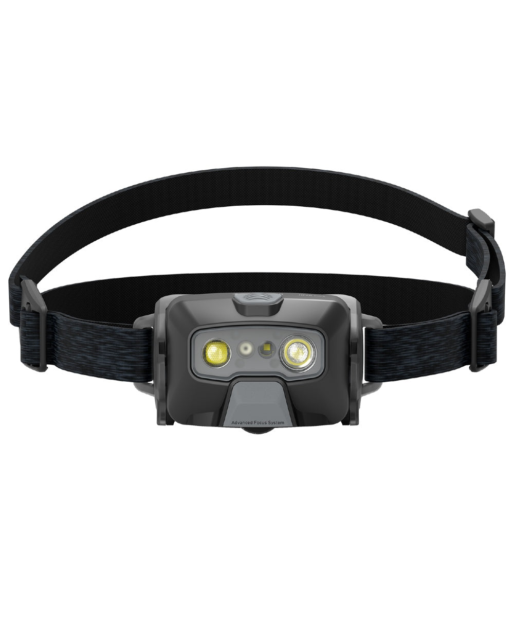 Black coloured Led Lenser HF6R Core Rechargeable Head Torch on white background #colour_black