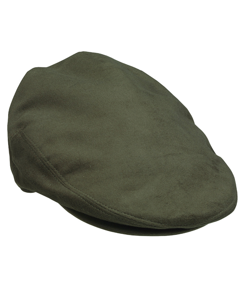 Loden Coloured Laksen Belgravia Flat Cap On A White Background #colour_loden