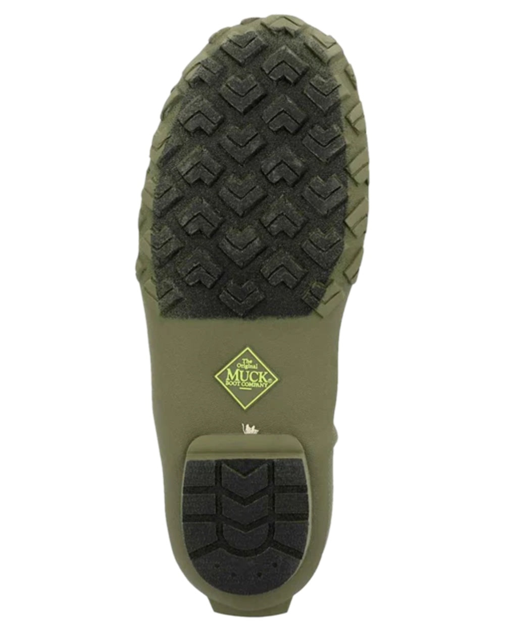 Olive Lime Green Coloured Muck Boots Harvester Tall Boots on white background #colour_olive-lime-green