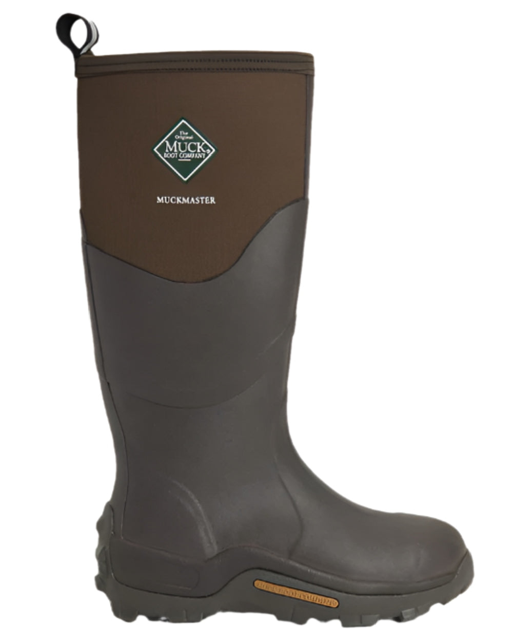 Bark Coloured Muck Boots Muckmaster Tall Boot on white background #colour_bark