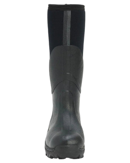Black Coloured Muck Boots Muckmaster Tall Boot on white background #colour_black