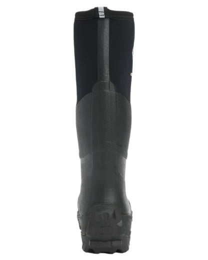 Black Coloured Muck Boots Muckmaster Tall Boot on white background #colour_black