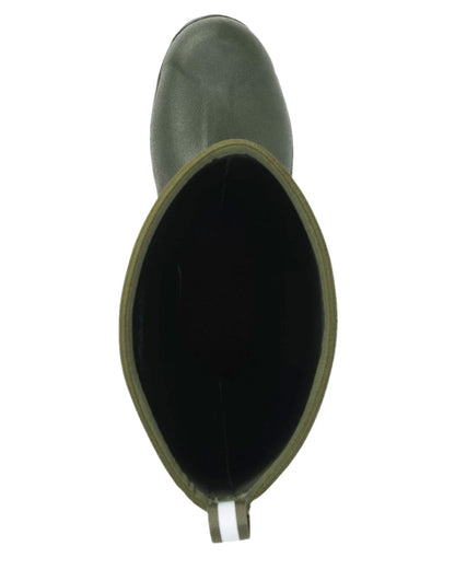 Moss Coloured Muck Boots Muckmaster Tall Boot on white background #colour_moss