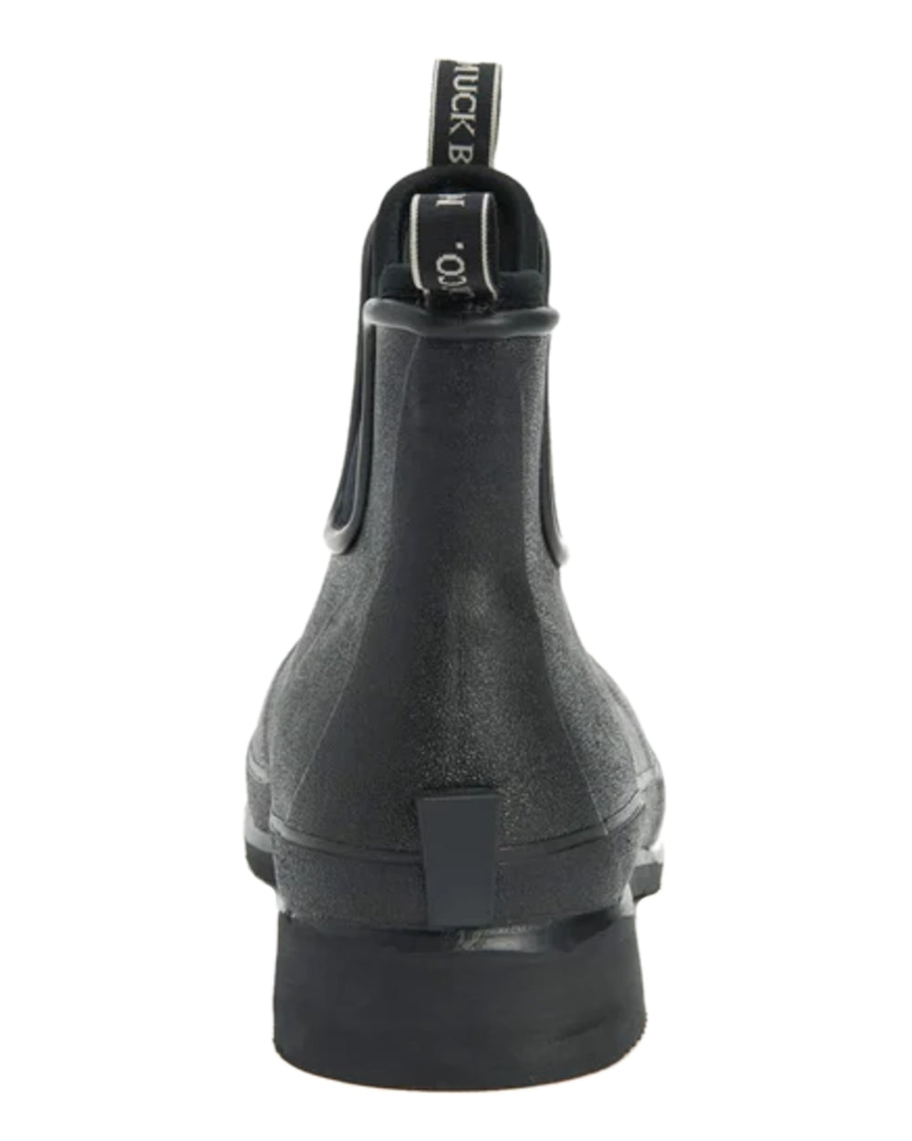Black Coloured Muck Boots Wear Ankle Boots on white background #colour_black