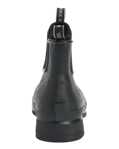 Black Coloured Muck Boots Wear Ankle Boots on white background #colour_black