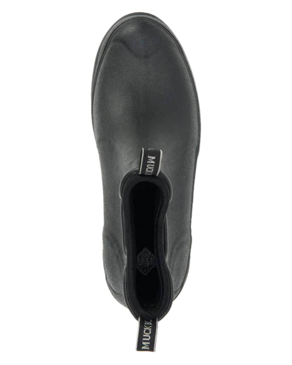 Black Coloured Muck Boots Wear Ankle Boots on white background #colour_black