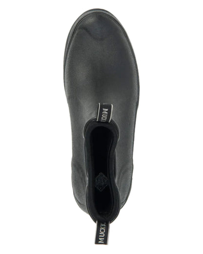 Black Coloured Muck Boots Wear Ankle Boots on white background #colour_black
