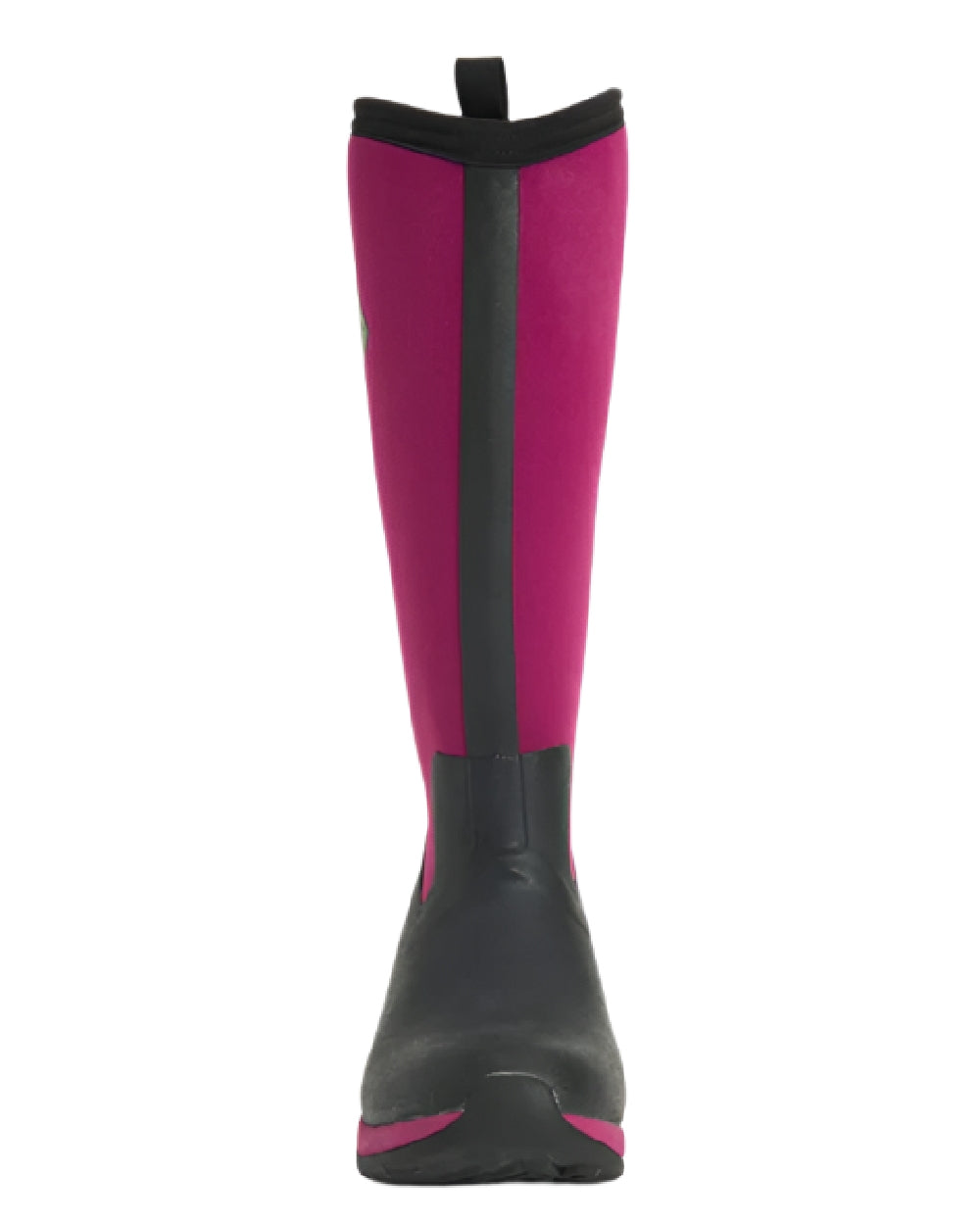 Maroon Coloured Muck Boots Womens Arctic Adventure Tall Boots on white background #colour_maroon