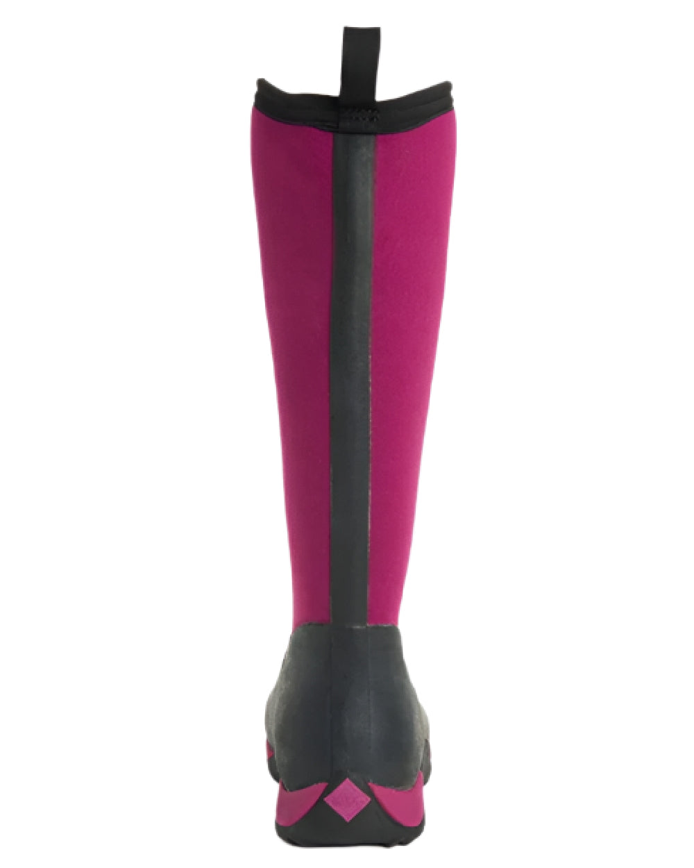 Maroon Coloured Muck Boots Womens Arctic Adventure Tall Boots on white background #colour_maroon