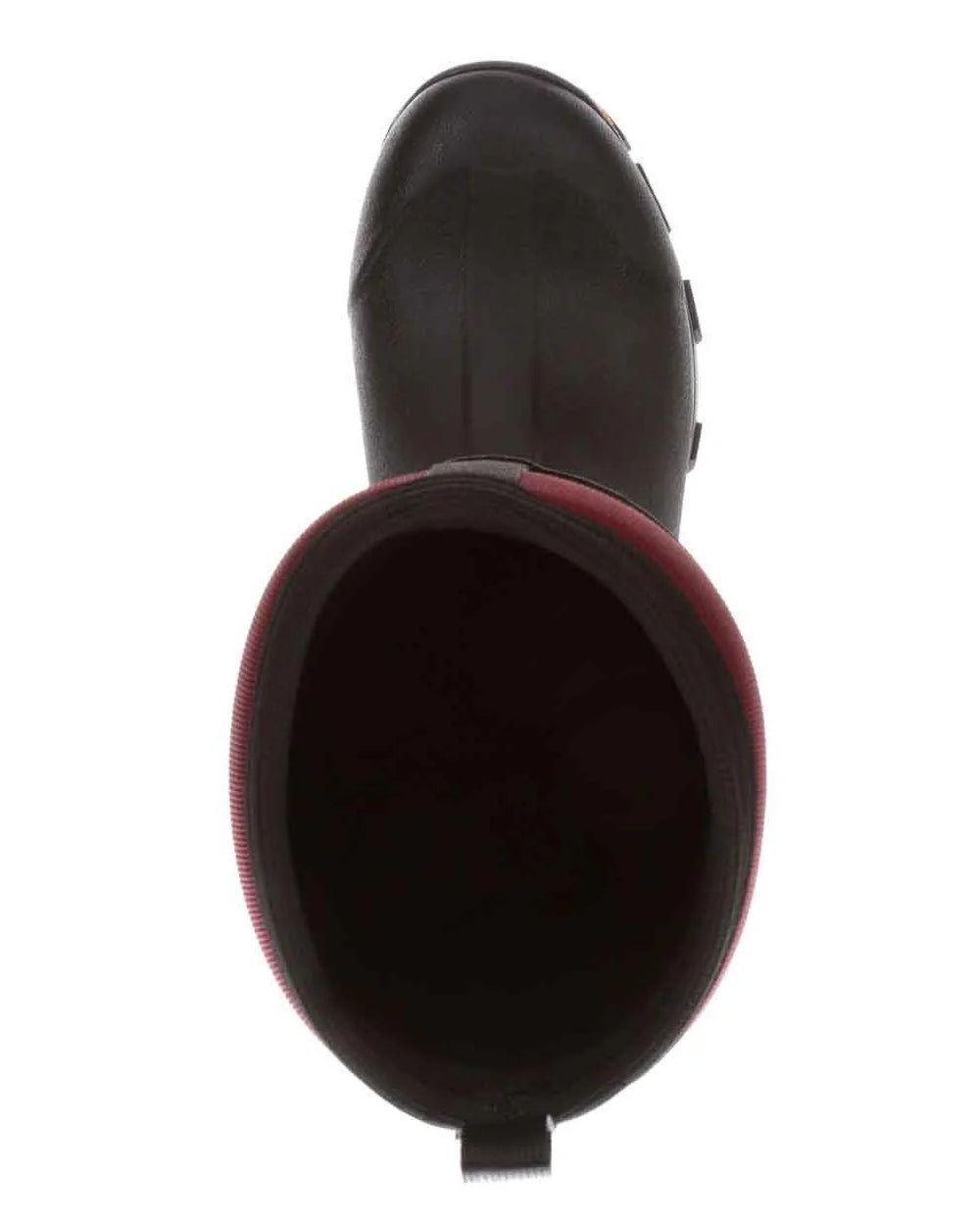 Black Windsor Wine coloured Muck Boots Womens Arctic Ice Tall Wellingtons on white background #colour_black-windsor-wine