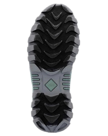Grey Plaid Print Coloured Muck Boots Womens Arctic Sport II Mid Wellingtons on white background #colour_grey-plaid-print