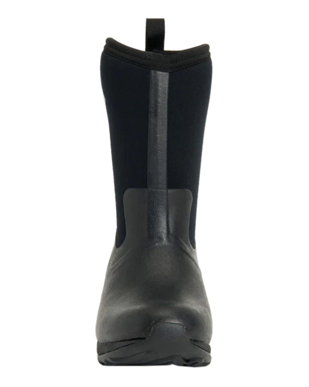 Black Coloured Muck Boots Womens Arctic Weekend Mid Wellingtons on white background #colour_black