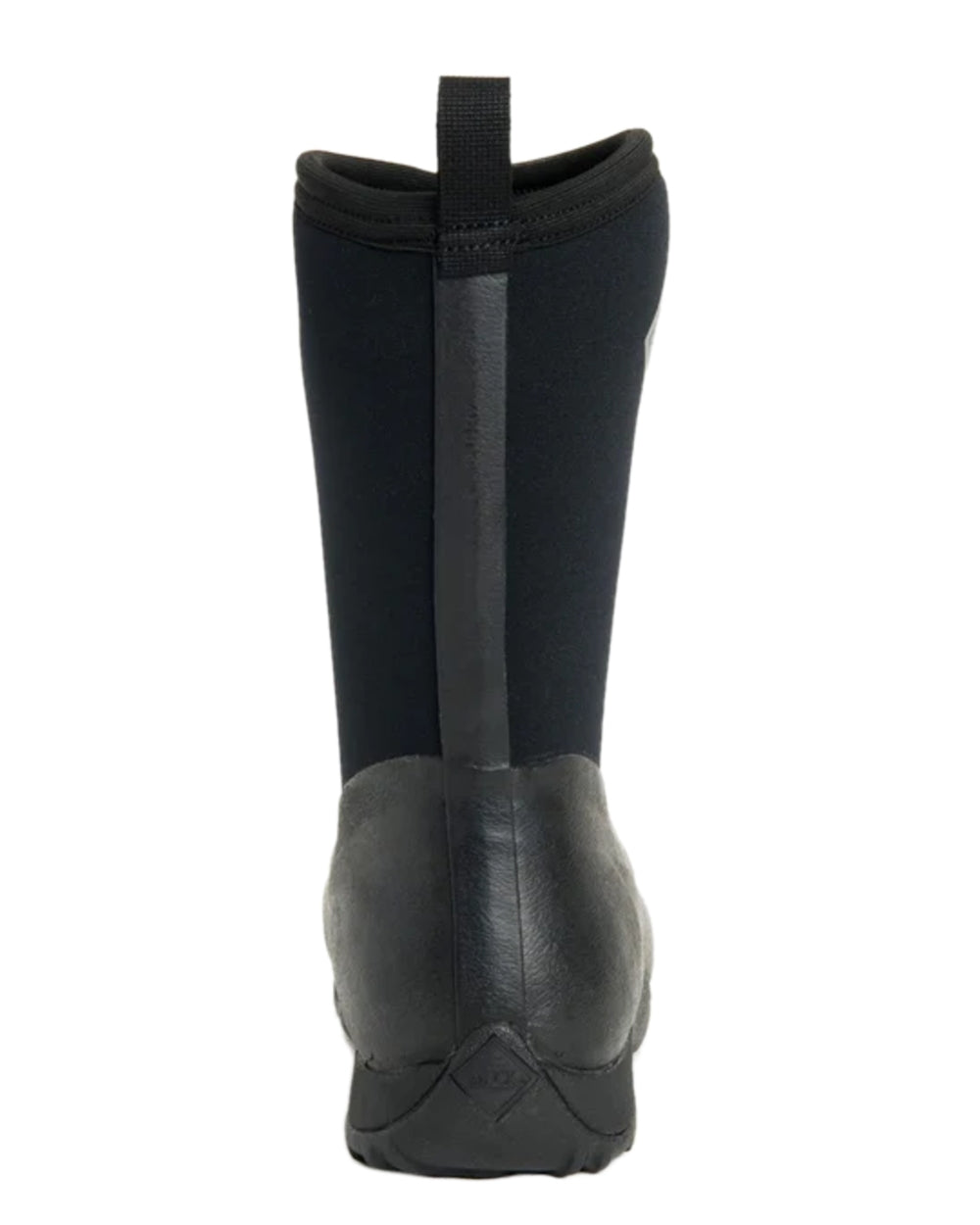 Black Coloured Muck Boots Womens Arctic Weekend Mid Wellingtons on white background #colour_black