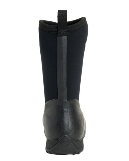Black Coloured Muck Boots Womens Arctic Weekend Mid Wellingtons on white background #colour_black