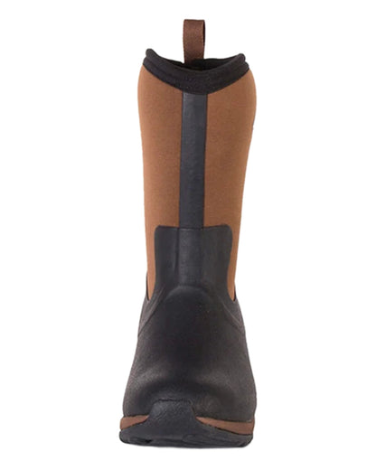 Tan Coloured Muck Boots Womens Arctic Weekend Mid Wellingtons on white background #colour_tan
