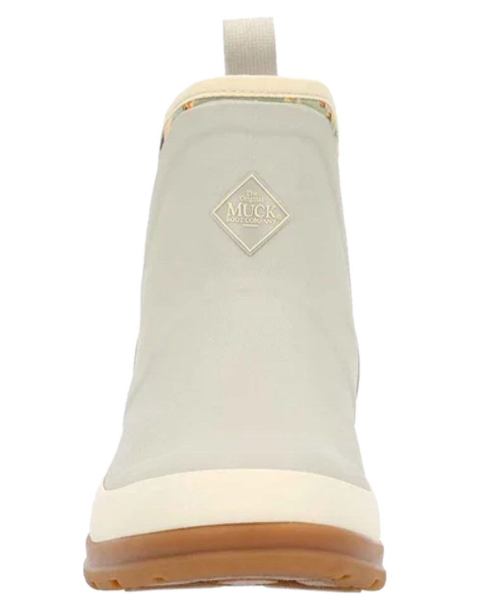 Pressed Floral Print Coloured Muck Boots Womens Originals Pull-On Ankle Boots on white background #colour_pressed-floral-print