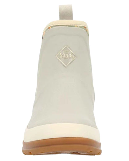 Pressed Floral Print Coloured Muck Boots Womens Originals Pull-On Ankle Boots on white background #colour_pressed-floral-print
