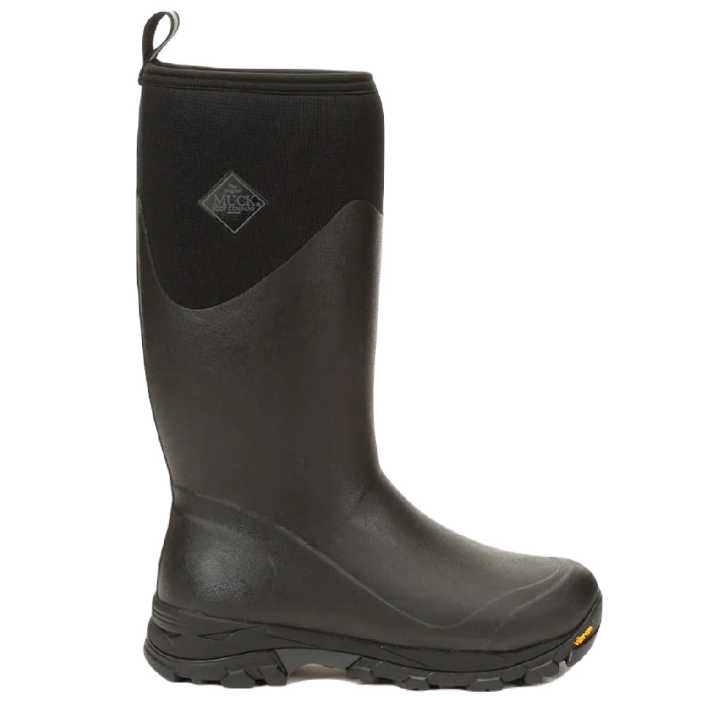 Muck Boots Men's Arctic Ice Vibram® AG All Terrain Tall Boots in Black #colour_black